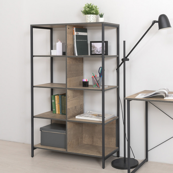 Трувор Гостиная 099, цвет дуб гранж песочный/интра, ШхГхВ 371,8х45,4х195 см., универсальная сборка