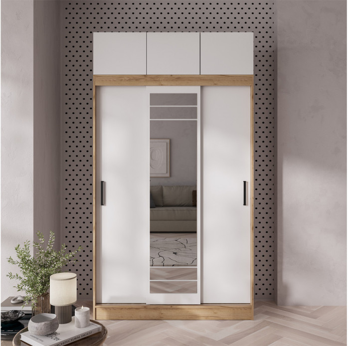 Тумба "Тайм" ТБ-18 Крафт/Белый