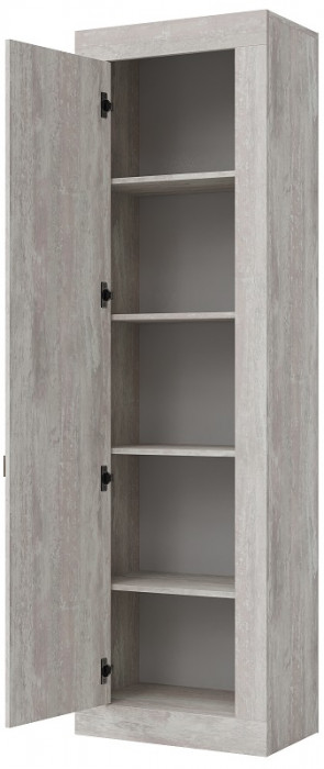 Шкаф-пенал однодверный "Лондон" - Ледяное дерево