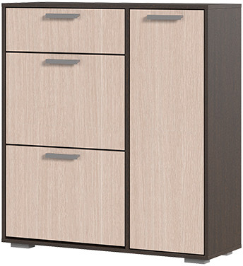 ДЕЛИ обувница №4 (960х1020х330) венге/дуб белфорт