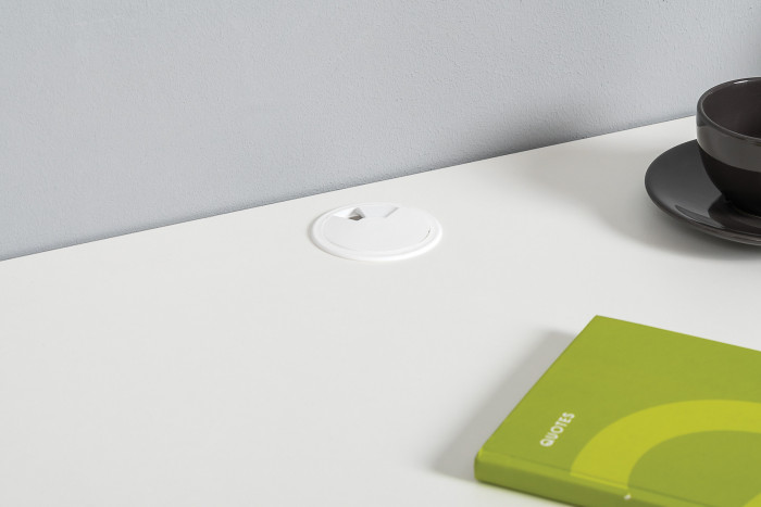 Торонто Компоновка № 09, белый шагрень/стальной серый