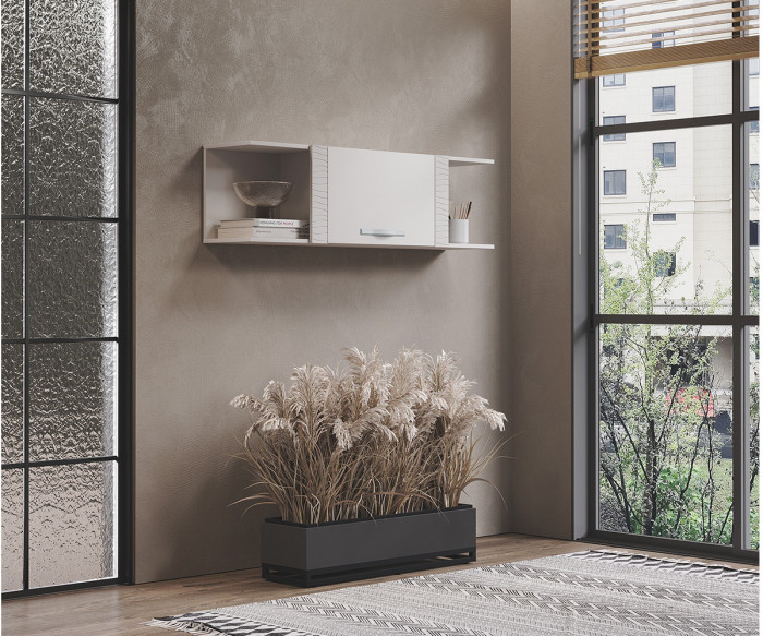 Полка навесная "Монако" АН-07 кашемир/MF03