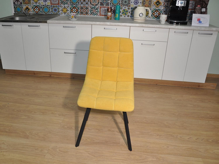 Стул ХИТ-2 / черный / горчичный