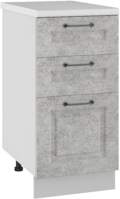 Кухонный гарнитур МДФ Капри 2000 Камень светлый