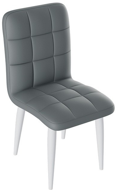 Франк ДП 2-17 Стул (конус) (Черный матовый/Микровелюр Бежевый)