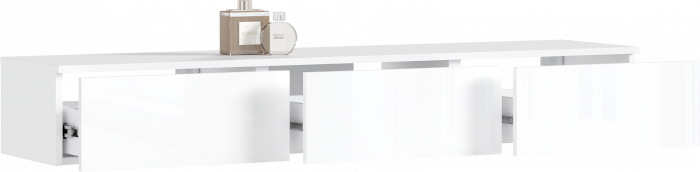 Норд Модульная Гостиная, вариант №2, Белый глянец/Белый