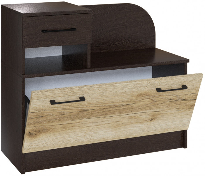 Тумба под обувь Денвер, Венге/Дуб делано