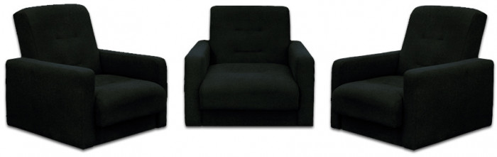 Кресло Милан черное