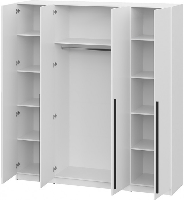 Шкаф распашной Берген ШК-2000, Белое дерево