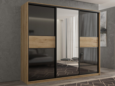 Шкаф-купе Кааппи 9 Эвок Прибрежный 210х45х230 см