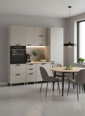 МК Аленушка 1,6м ПД 2 Магнолия Керамика,скоба черный,сонома