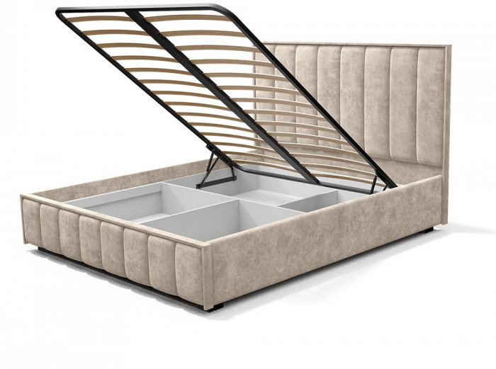 Кровать с подъемным механизмом Мирабель КР-16 (1,6м), Мокко