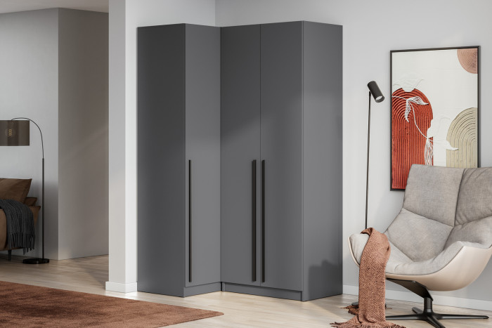 Шкаф Берген ШКУ-920, Серый графит