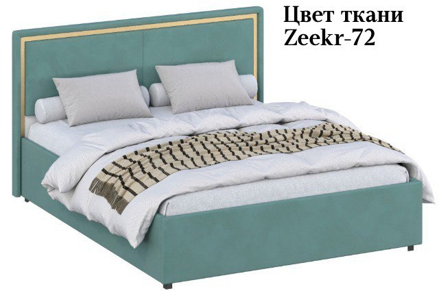 Кровать 140 с подъемным механизмом КРП-431-М-14, Микровелюр Zeekr-72