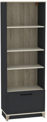 Шкаф МЦН Аурелио 21, Антрацит, Блеквуд Сатиновый