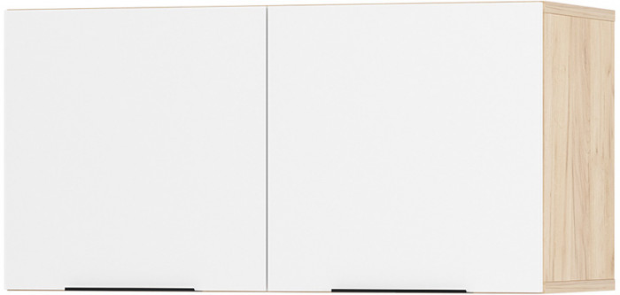 Шкаф навесной "Сандра" ШКН-02 Крафт/Белый