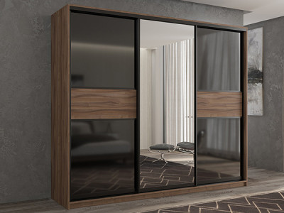 Шкаф-купе Кааппи 9 Орех Тьеполло 210х45х230 см