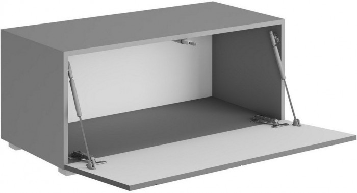 ГРАНЖ Тумба ТМ-001 (Д.900, напольная) (Белый (Шагрень) / Белый софт)