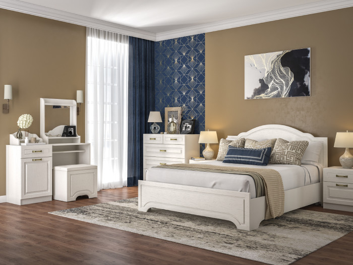 Ливерпуль Полка 10.118 с зеркалом, цвет белый, ШхГхВ 60х20х70 см.