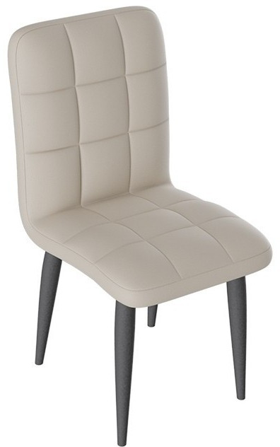 Франк ДП 2-17 Стул (конус) (Капучино матовый/Микровелюр Серый)