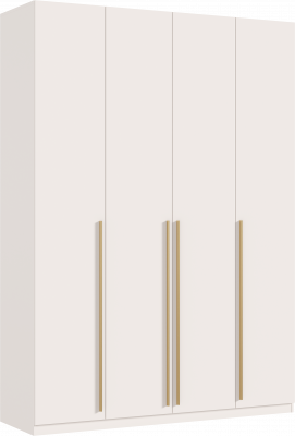 Ларго Шкаф 4-х створчатый 1600 (5 полок), Кашемир