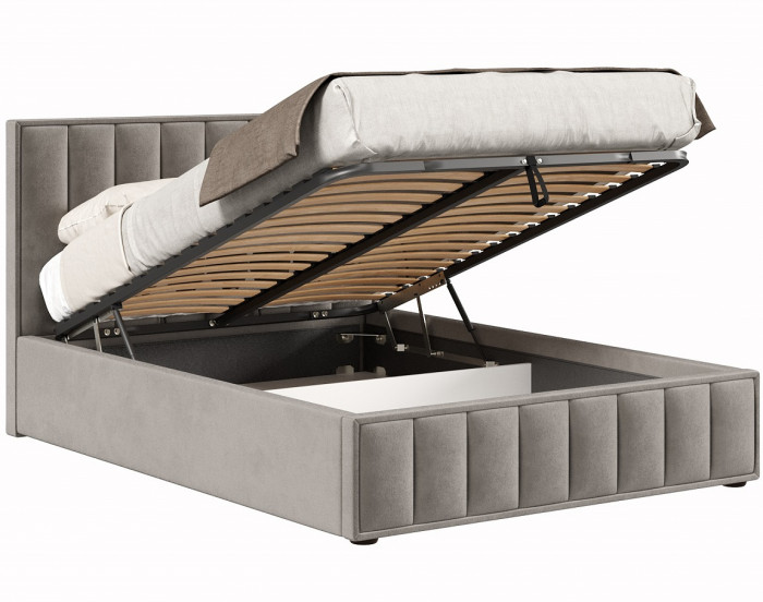 Кровать с подъёмным механизмом 1600 Анкона, пепел