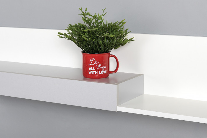 Торонто Компоновка № 18, белый шагрень/стальной серый