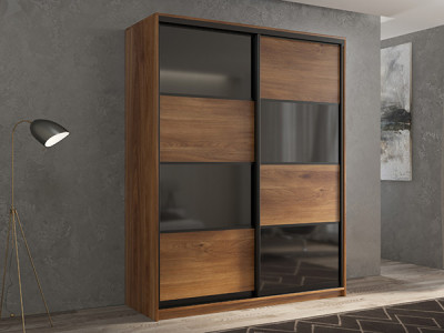 Шкаф-купе Кааппи 13 Кастелло Бренди 140х45х230 см