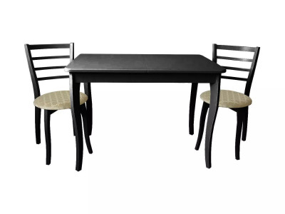 Обеденная группа СО-32/С-31 черный/бежевый