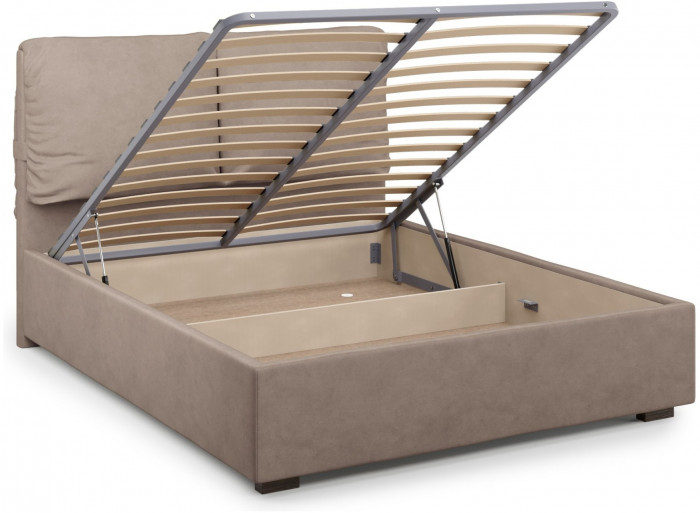 Кровать Trazimeno 160 с подъемным механизмом, Velutto 22