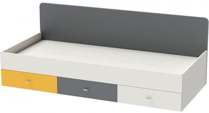 Модульная детская Клео набор 3 (Графит/Миндаль/Океан)