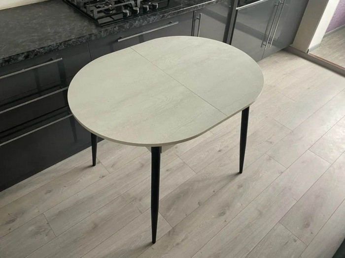 Обеденная группа Стиль-1 / Стул Х 4 шт. / Бетон белый/черный / бид 27