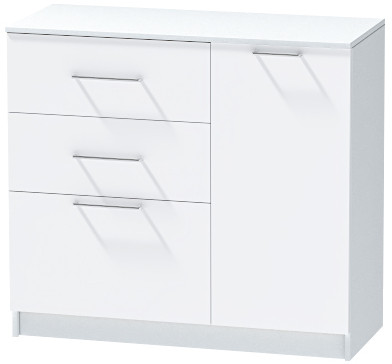 Комод №2 "Иннэс-7", Белый