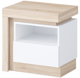 Астра Модульная Спальня, композиция 2, Белый глянец/Сонома