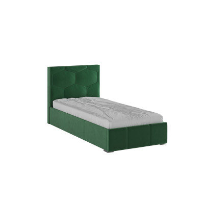 Манука Кровать интерьерная 900 изумруд, ортопед