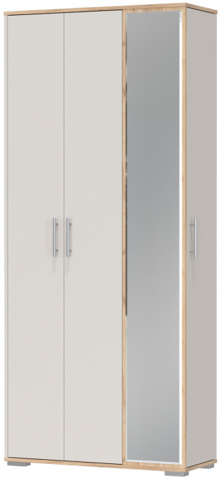 Прихожая 2-3421дкз/к.с Домино-мини, дуб крафт золотой/кашемир серый