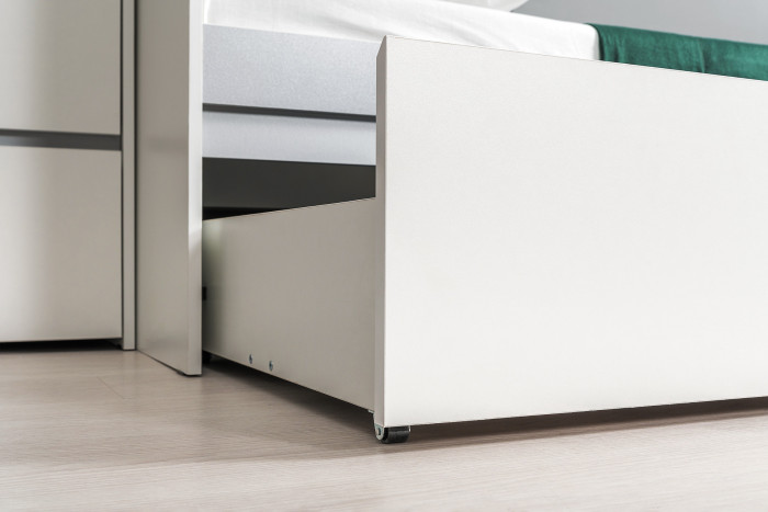 Торонто Компоновка № 20, белый шагрень/стальной серый