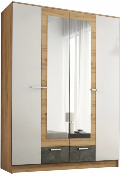 Адель Шкаф 1,6 платяной (Ясень шимо)