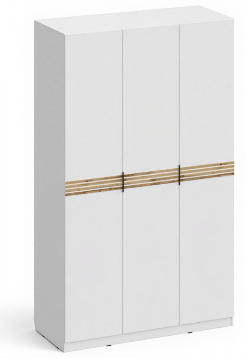 Модульная спальня Нао, набор №2, Белый/Профиль МДФ Дуб вотан