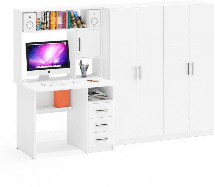 С-МД-СК9 Компоновка № 01, белый шагрень