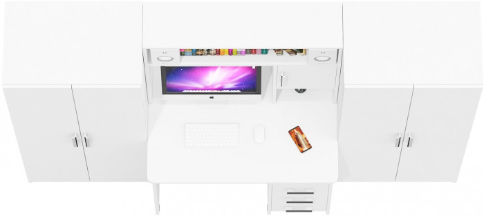 С-МД-СК9 Компоновка № 01, белый шагрень