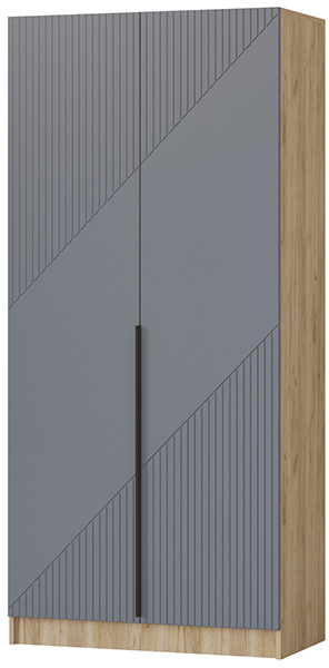 Шкаф Авис 1,0, Крафт золотой/Графит