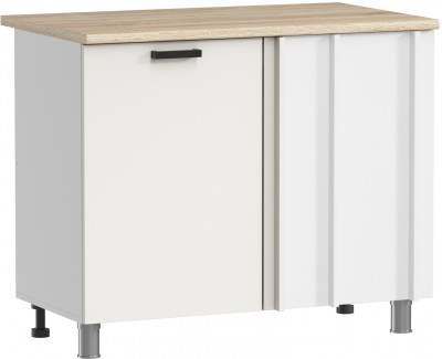 МК Аленушка НПУ 1000 Лаванда Молочный, скоба черный (без столешницы)