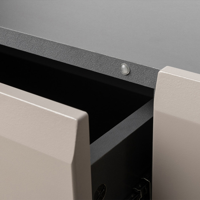 Сидней Комплектация № 103, корпус: антрацит/фасады: МДФ веллюто капучино