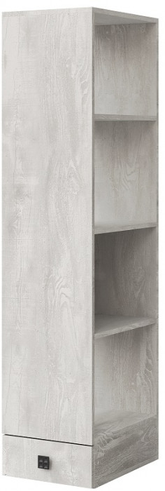 Полка с ящиком "Атланта" - Бетон пайн светлый