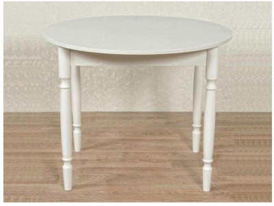 Стол круглый СМ ДСП белый, склад