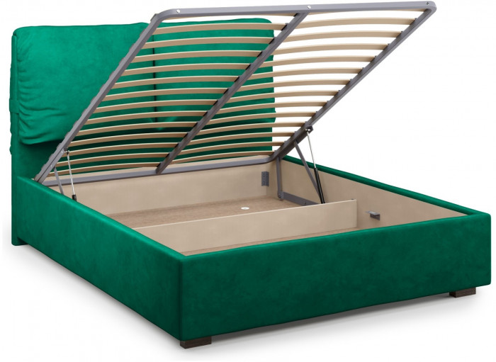 Кровать Trazimeno 160 с подъемным механизмом, Velutto 33