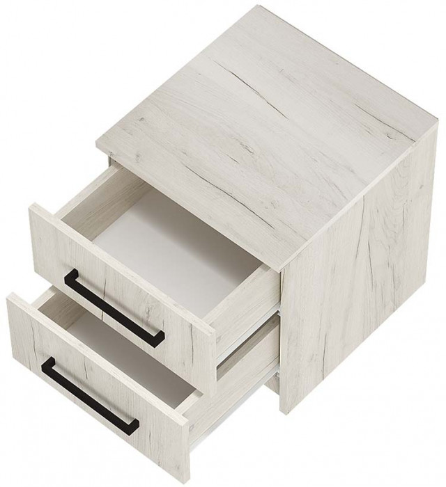 "Фиеста" прикр. тумбы (2 шт) (400х450х410) дуб крафт белый