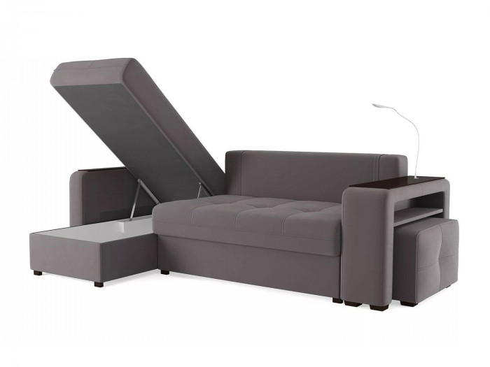 Диван угловой Smart 4 Б3-1Пф-2Т-Б4 Велюр Velutto 19