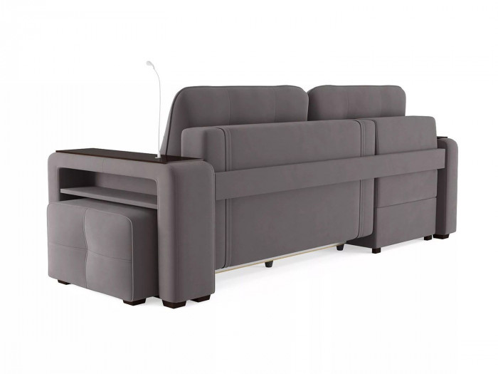 Диван угловой Smart 4 Б3-1Пф-2Т-Б4 Велюр Velutto 19